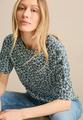 T-Shirt mit Knopfdetail XL - Cool Salvia Green