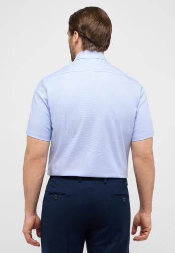 Hemd Hahnentritt Kurzarm 42/Kurzarm COMFORT FIT - Hellblau