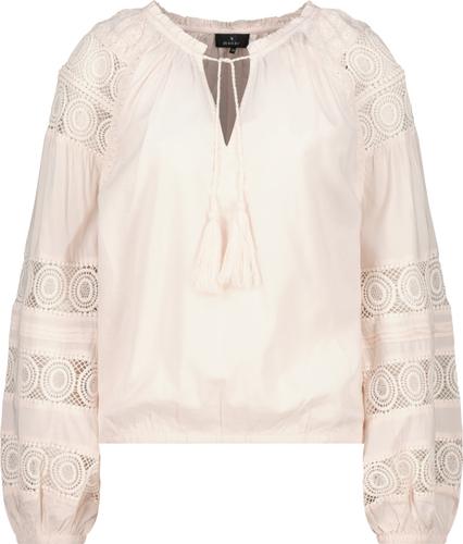 Bluse mit Spitzeneinsatz 36 - Seashell