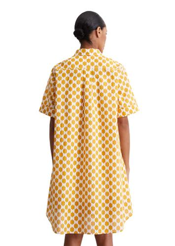 Print-Hemdblusenkleid relaxed 36 Relaxed Fit - Multi/ Golden Yellow