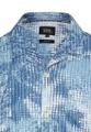 Kurzarmhemd mit Allover-Print Blau XL