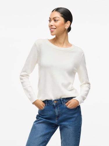VIRIL O-NECK L/S KNIT TOP - NOOS Weiß XL