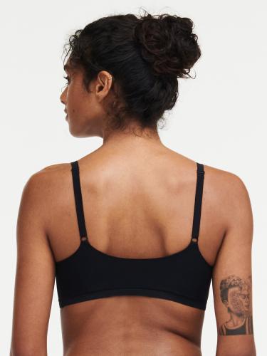 SOFTSTRETCH Bustier mit Rundhalsausschnitt XL/2XL - Schwarz