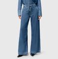 MAC JEANS - WENDY, Fluid tencel 34/32 Wide Fit - Blau