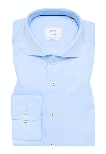 Soft Luxury Shirt Twill Langarm Blau 39/Langarm - 67cm