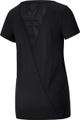 PUMA Damen T-Shirt Studio Lace Keyhole XS in Schwarz