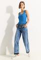 Basic Top in Unifarbe XL - Azure Blue