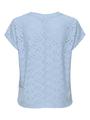 ONLSMILLA LIFE S/S TOP JRS NOOS M Normal geschnitten - Soft Chambray