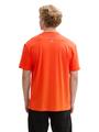 Relaxed Fit T-Shirt mit Rücken-Print M Relaxed Fit - Deep Fiery Orange
