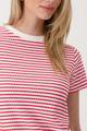 T-Shirt mit Struktur 36 - Red Ringel