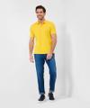 Style Pete XXXL Poloshirt, Halbarm, Polokragen, Kurze Knopfleiste, Gerader Schnitt - Canary