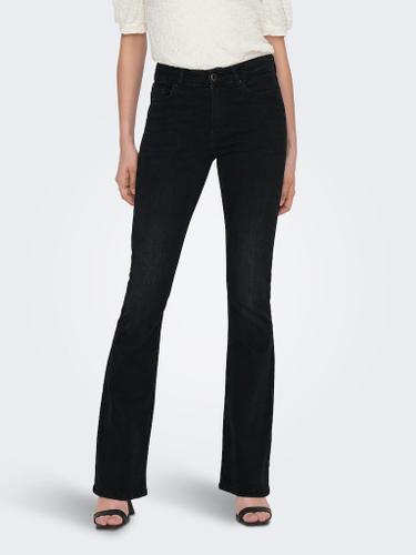 ONLBLUSH MID FLARED DNM TAI1099 NOOS M/30 Ausgestellt - Washed Black