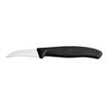 Tourniermesser SwissClassic, 6 cm, schwarz rostfreier Stahl