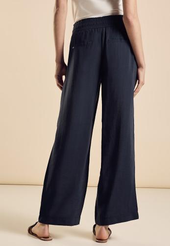 Wide Leg Hose Blau 38/30