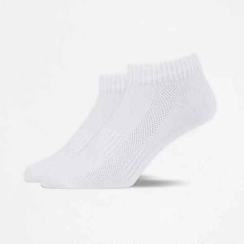 Quarter Socks Uni, 2pcs, White Weiß 39-42