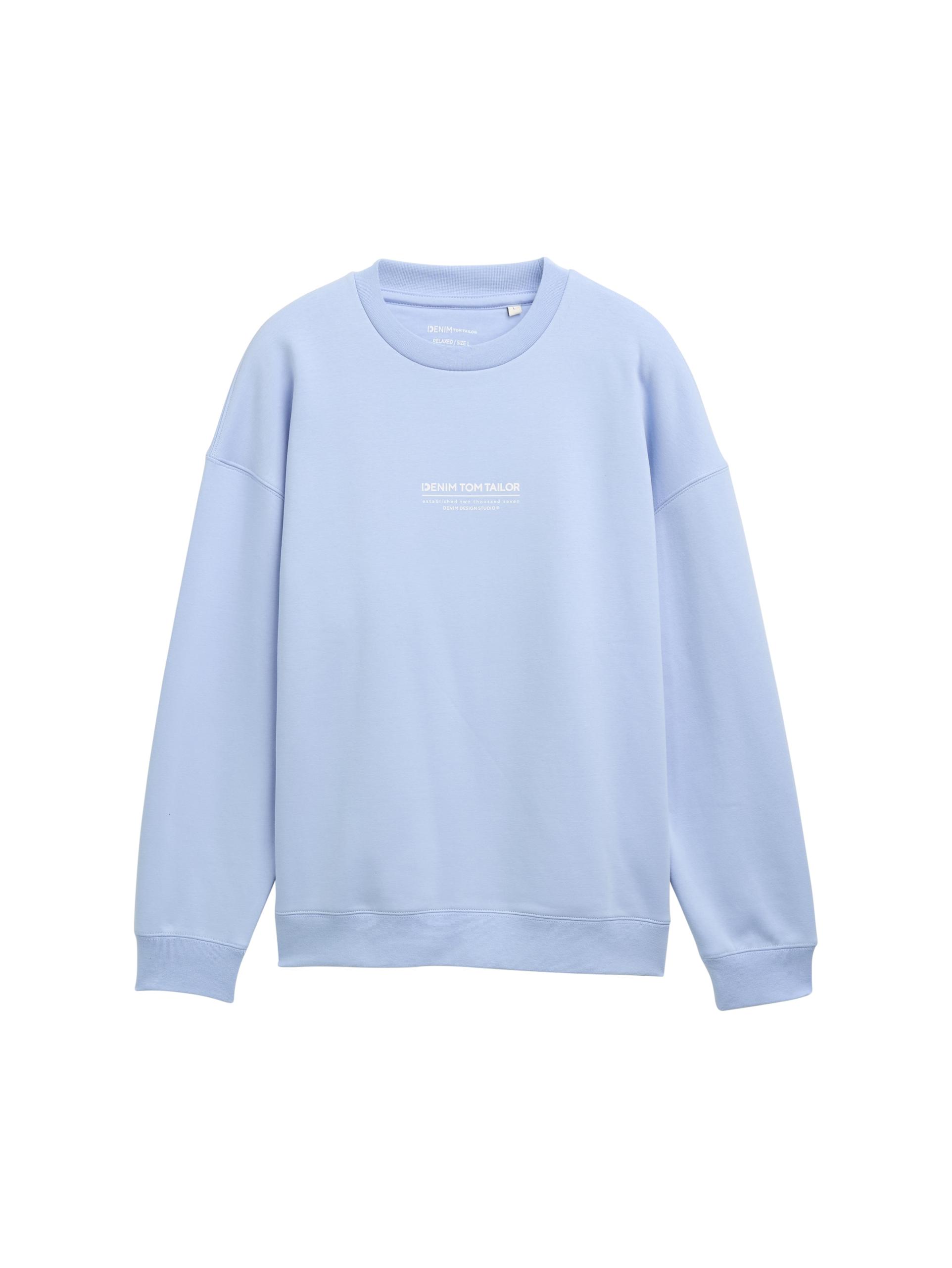 Relaxed Sweatshirt mit Logo-Print XXL Relaxed Fit - Brunnera Blue