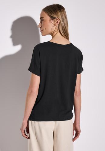 Shirt in Unifarbe 36 - Black