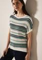 Gestreifter Pullover M - Slate Khaki