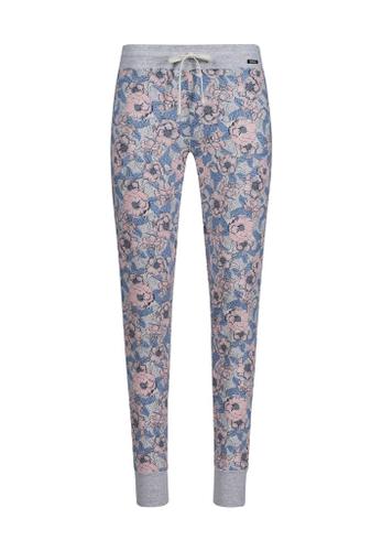 Skiny Damen Hose lang Night In Mix & Match Grau 36