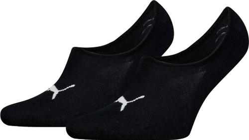 PUMA Herren Socken UNISEX FOOTIE 2P HIGH CUT 43-46 in Schwarz