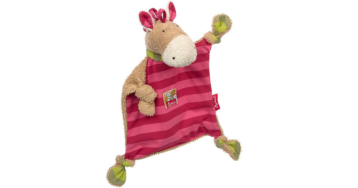 Schnuffeltuch Pferd pink-kombi