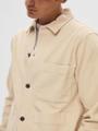 SLHLOOSETONY-CORD OVERSHIRT NOOS Grau L
