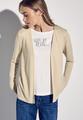 Strick-Look Jacke 36 - Cotton Beige