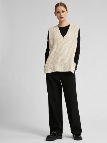 SLFRITA MW WIDE PANT FD NOOS 40/32 Weiter Beinschnitt - Black