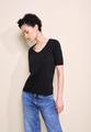 Basic Kurzarmshirt 34 - Black