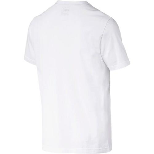 PUMA Herren T-Shirt ESS Small Logo Tee PUMA WHITE-_CAT S