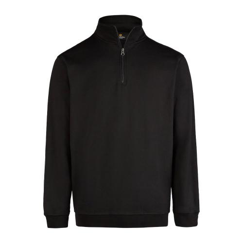 BASIC Zip-Sweatshirt - Schwarz - Gr: XXL