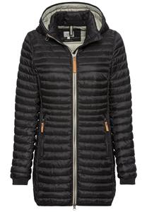 Steppjacke aus recyceltem Polyamid Schwarz 36