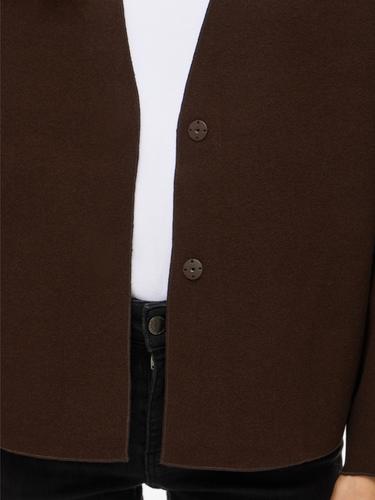 VIJUICE LOOSE L/S JACKET - NOOS 38 - Coffee Bean