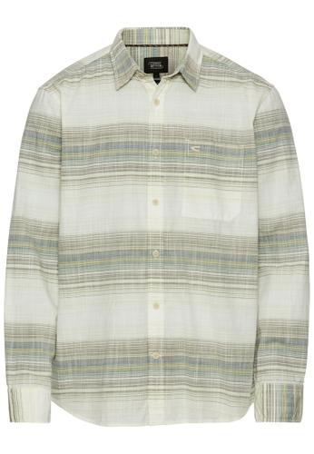 Gestreiftes Hemd aus reiner Baumwolle M Regular Fit - Sea Pine