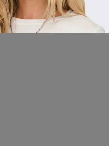 ONLRILEY O-NECK L/S TOP JRS NOOS Weiß XL