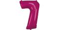 Folienballon 7, pink