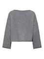 JDYRUE LIFE L/S BOAT NECK PULL KNT NOOS XL Knit Fit - Medium Grey Melange