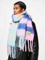 PCNINA LONG SCARF W. PATCH BC ONE SIZE - Bellwether Blue