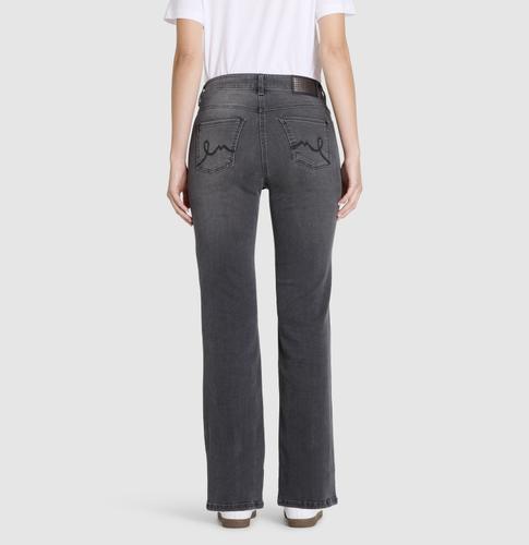 MAC JEANS - LAURA, Authentic Stretch Denim 42/28 Flared Fit - Grau