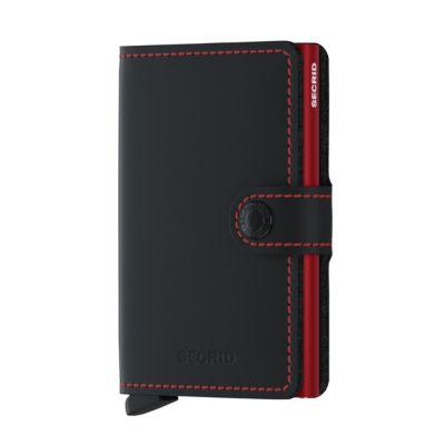 Secrid Kartenetui Portemannaie Miniwallet RFID Schwarz|Rot