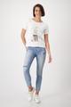 T-Shirt mit gezeichneter Frau 40 - Off-white