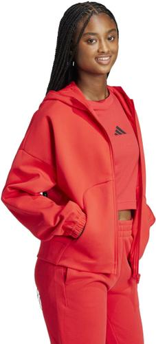 ADIDAS Damen Kapuzensweat Future Icons Small Logo Full-Zip S in Rot