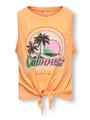 KOGKARINA S/L KNOT PALMS TOP BOX JRS 146/152 Normal geschnitten - Orange Chiffon