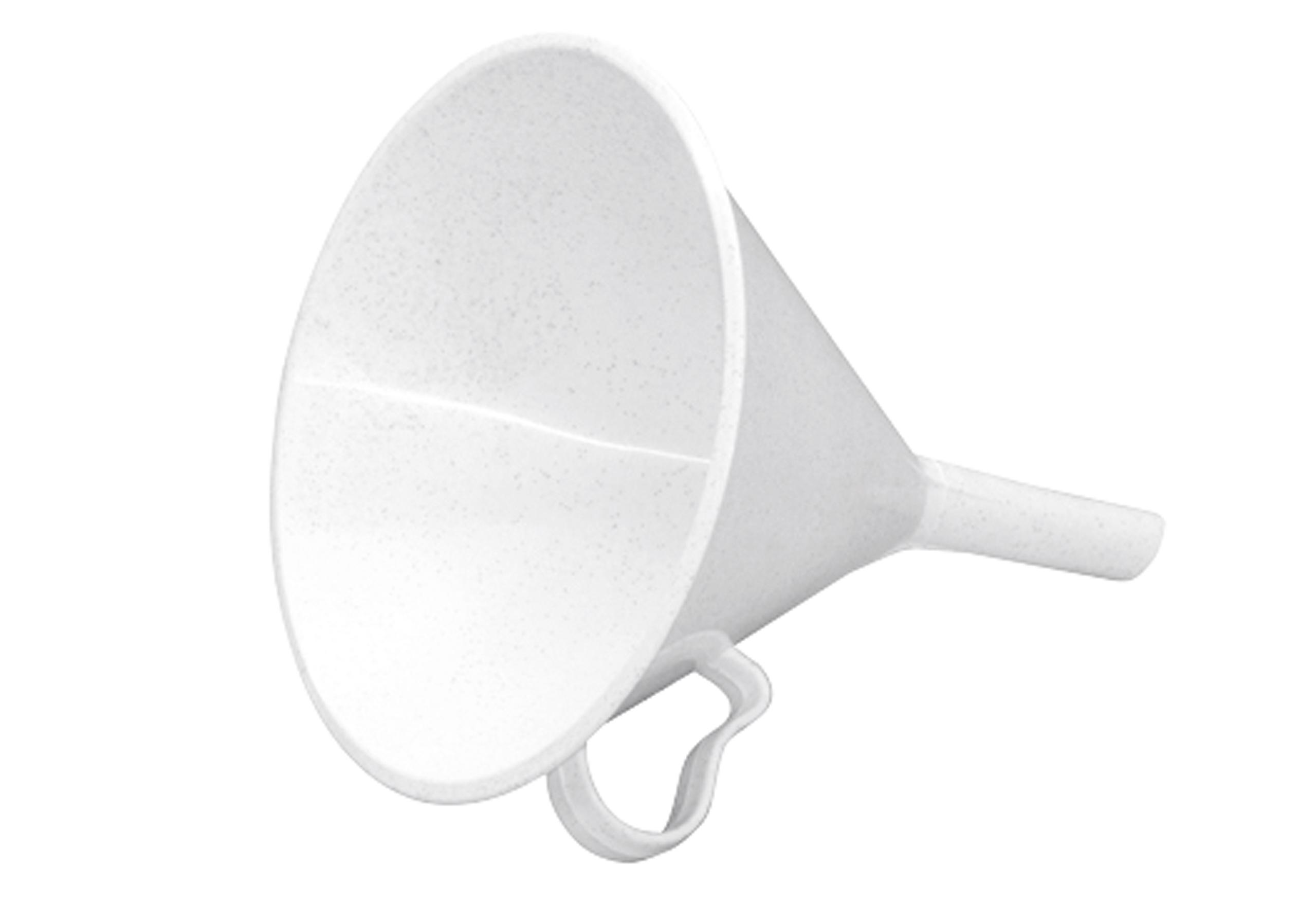 Trichter mit Henkel Ø 15cm weiß