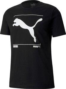 PUMA Herren Shirt Nu-tility Graphic L in Schwarz
