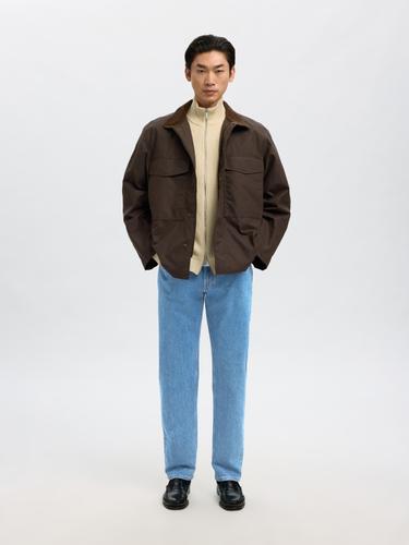 SLH196-STRAIGHT BEN KORI JEANS NOOS 36/32 Gerade geschnitten - Light Blue Denim