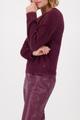 Weicher Langarm-Pullover 42 - Bordeaux