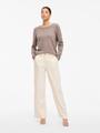 VIRIL O-NECK L/S  KNIT TOP - NOOS M Normal geschnitten - Falcon