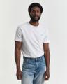 Regular Fit Shield T-Shirt Weiß M