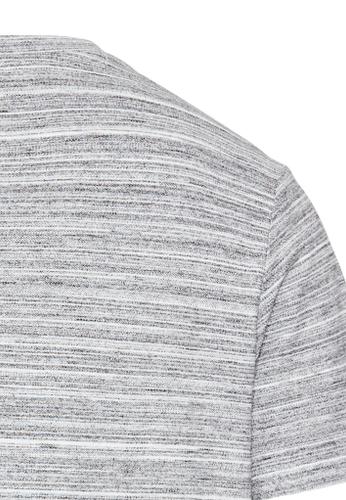 Meliertes T-Shirt mit Cooling Effekt Grau XL